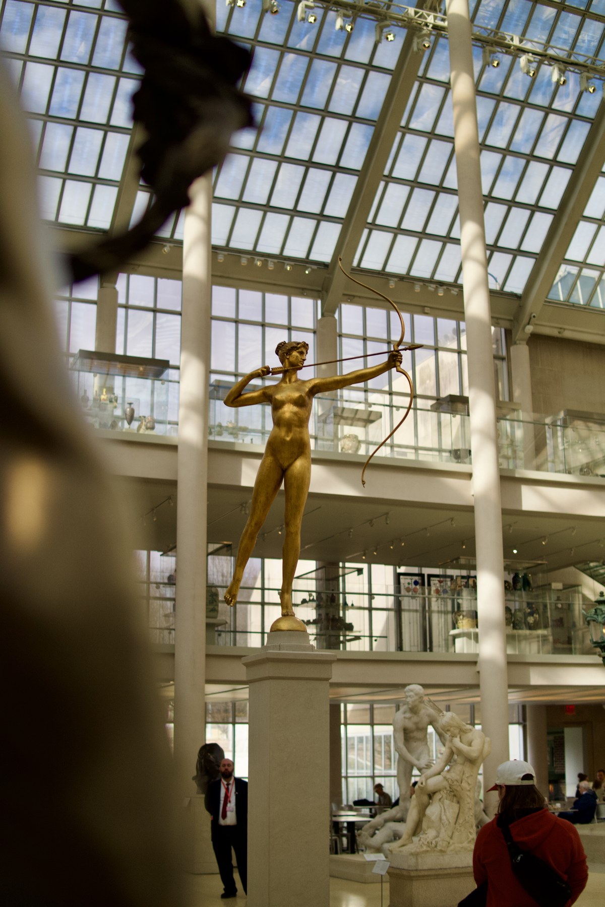 Diana statue at The Met